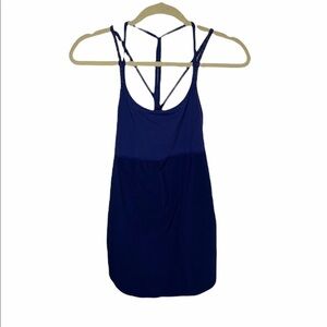 Lucy Womens Sports Tank Top size Medium Blue